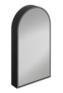 Hib Romana 50 Arch Cabinet Black H90 X W50 X D14.5cm