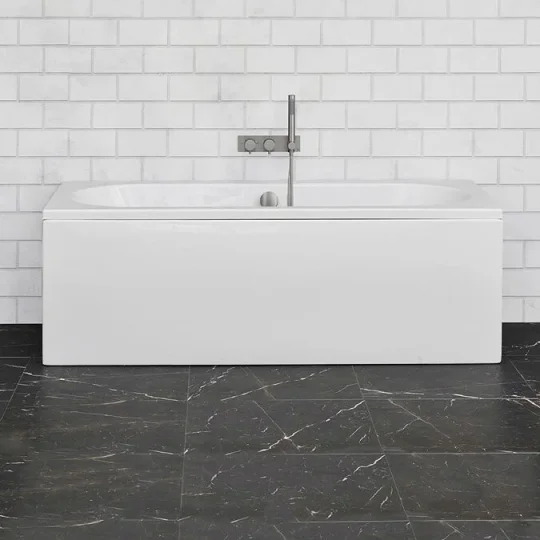 Crosswater Verge Double Ended Acrylic Bath 1800 x 750mm product image - Image 1