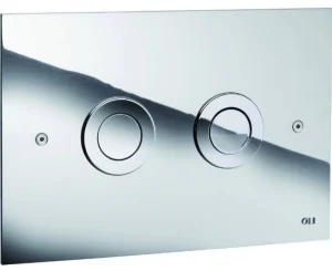 Oli Trend Satin Steel Dual Flush Plate RT