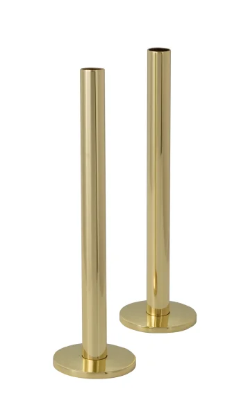 Just Taps Set Of Pipe & Flange For Radiator Valve Antique Brass