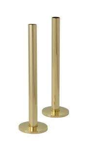 Just Taps Set Of Pipe & Flange For Radiator Valve Antique Brass