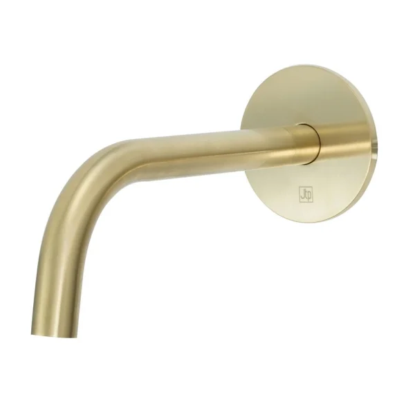 Just Taps Vos Slim Basin Spout 150mm Brushed Brass