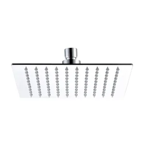 Just Taps Glide Ultra-Thin Square Shower Head 400mm Chrome