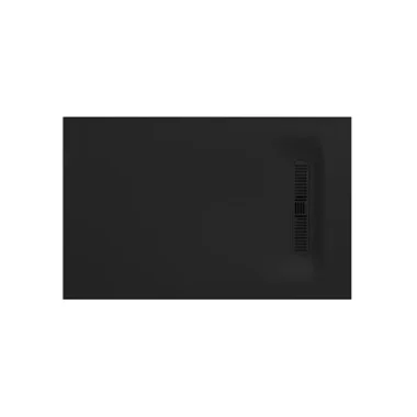 Crosswater Vito Rectangle Shower Tray 900 x 1500 25mm Matt Black detail view - Image 2