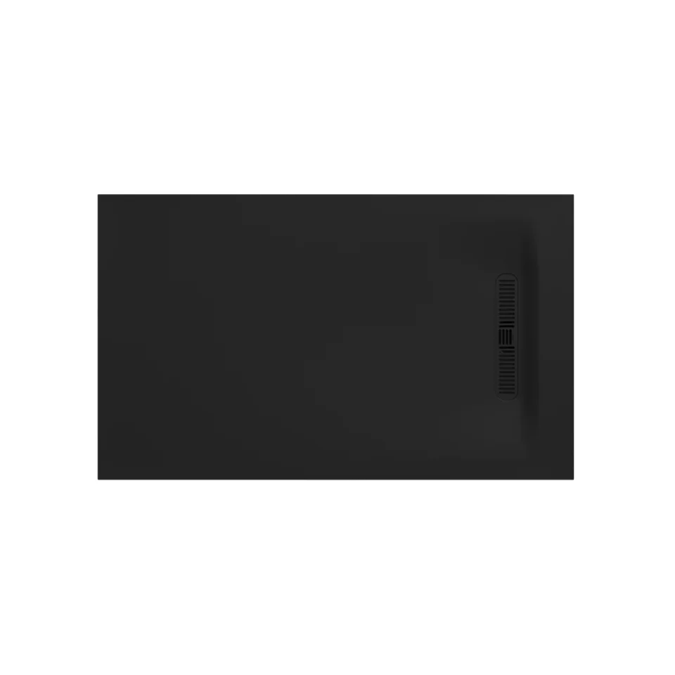 Crosswater Vito Rectangle Shower Tray 900 x 1500 25mm Matt Black product image - Image 1
