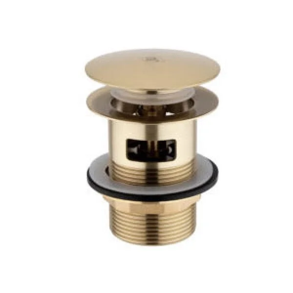 Just Taps Click Clack Brushed Brass