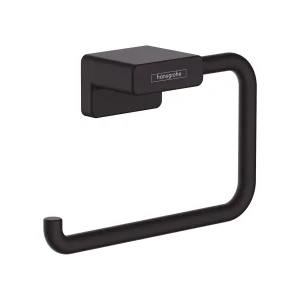 Hansgrohe Addstoris Q Towel Ring 140 X 45 X 200mm Black - Matt
