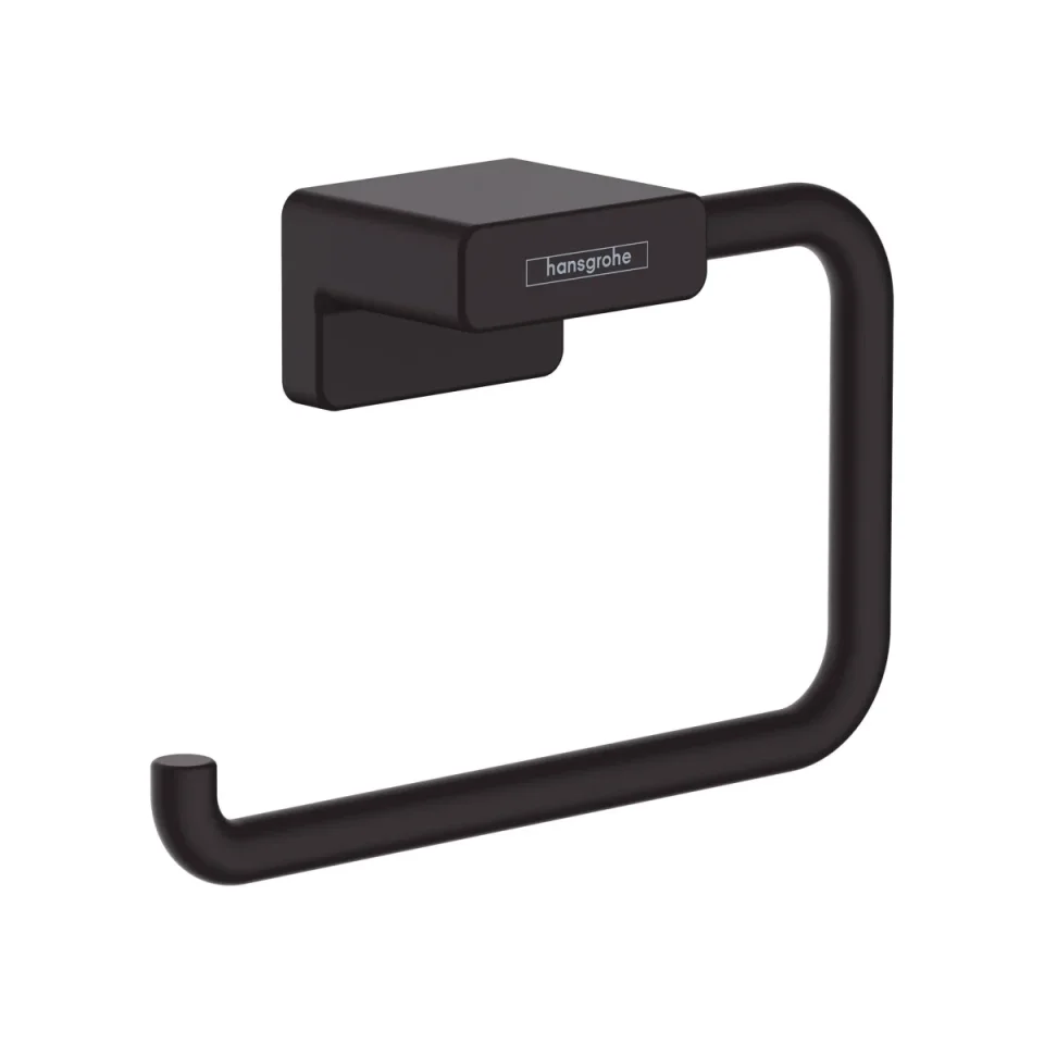Hansgrohe Addstoris Q Towel Ring Matt Black product image - Image 1