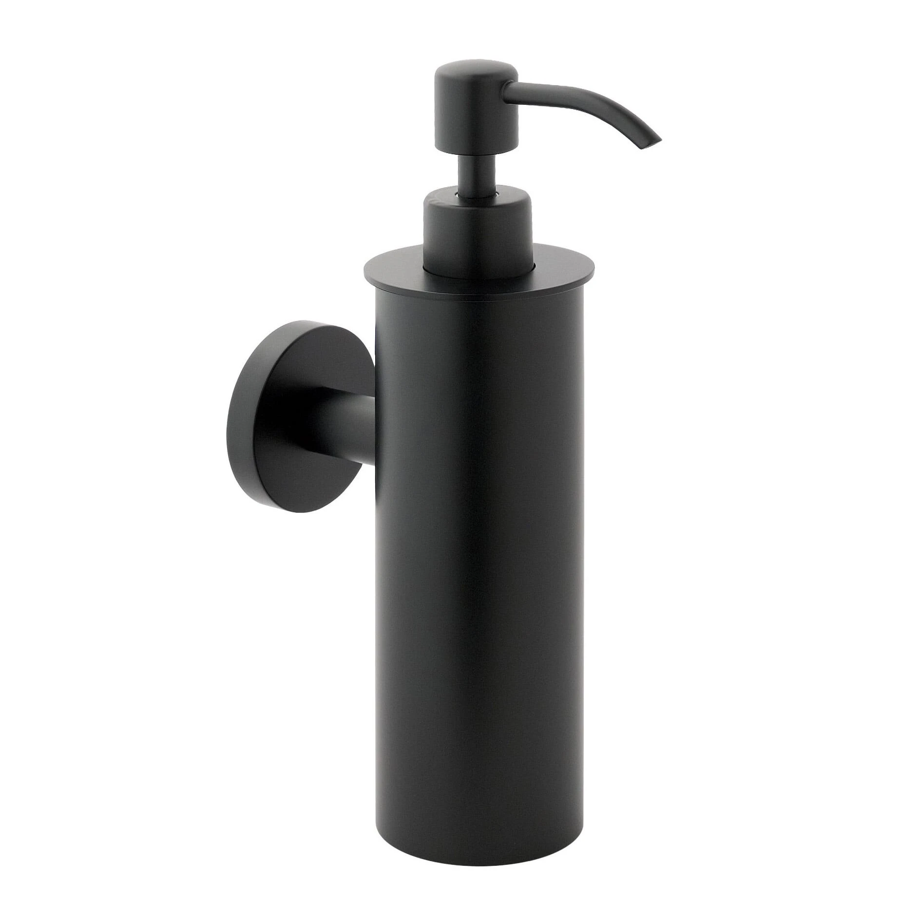 Just Taps Vos Soap Dispenser Wall Mounted Matt Black