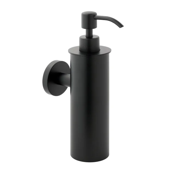 Just Taps Vos Soap Dispenser Wall Mounted Matt Black