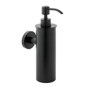 Just Taps Vos Soap Dispenser Wall Mounted Matt Black