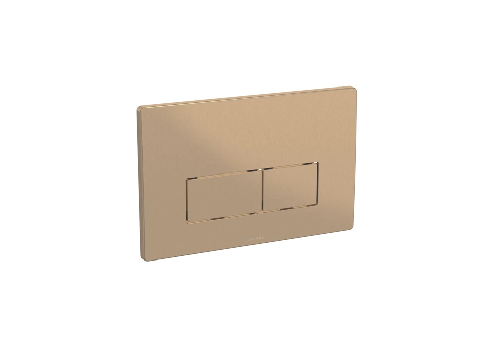 Saneux Flushe 2.0 Square Flush Plate Kit - Brushed Bronze