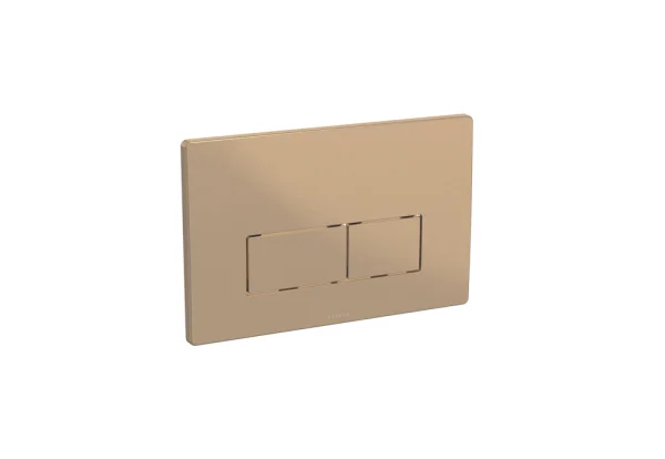 Saneux Flushe 2.0 Square Flush Plate Kit - Brushed Bronze