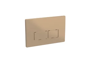 Saneux Flushe 2.0 Square Flush Plate Kit - Brushed Bronze