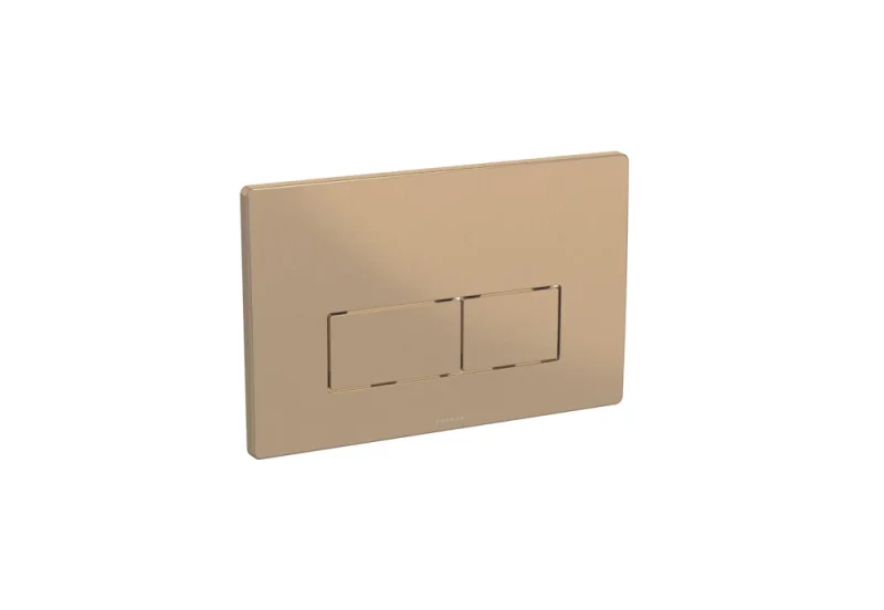 Saneux Flushe 2.0 Square Flush Plate Kit - Brushed Bronze product image - Image 1