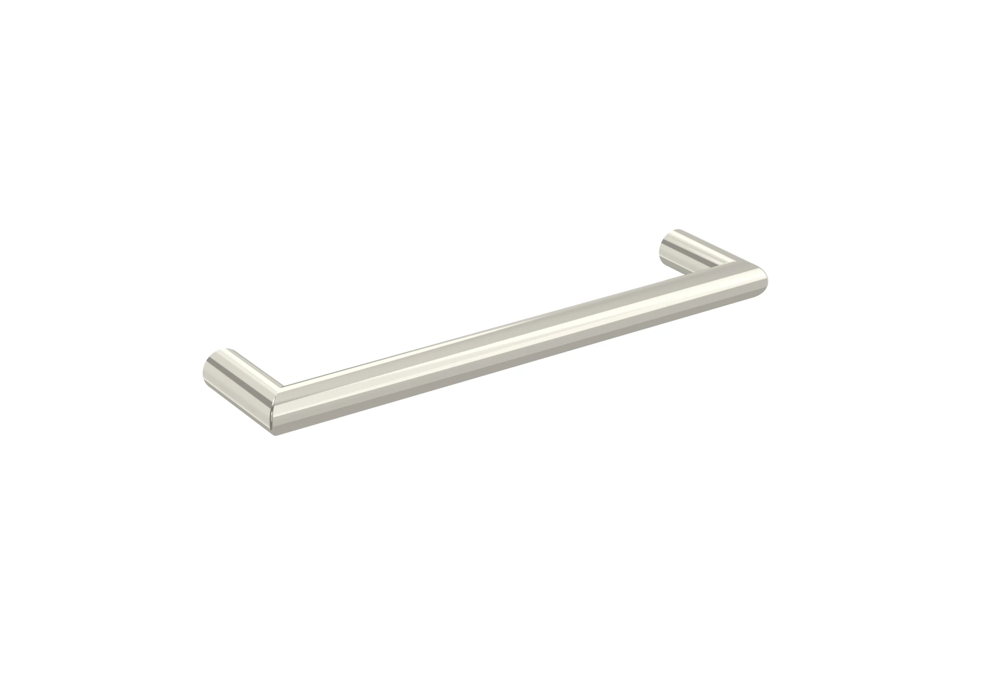 Saneux Ember 600mm Round Electric Towel Rail - 12v - Brushed Nickel - Size Tolerance Between 595 - 600mm