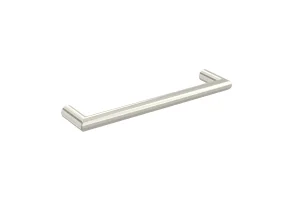 Saneux Ember 600mm Round Electric Towel Rail - 12v - Brushed Nickel - Size Tolerance Between 595 - 600mm