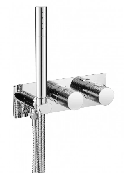 Just Taps Evo Thermostatic Concealed 3 Outlet Shower Valve Chrome