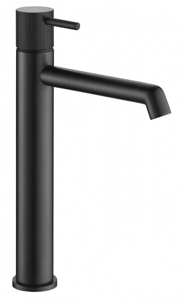 Just Taps Evo Single Lever Tall Basin Mixer Matt Black