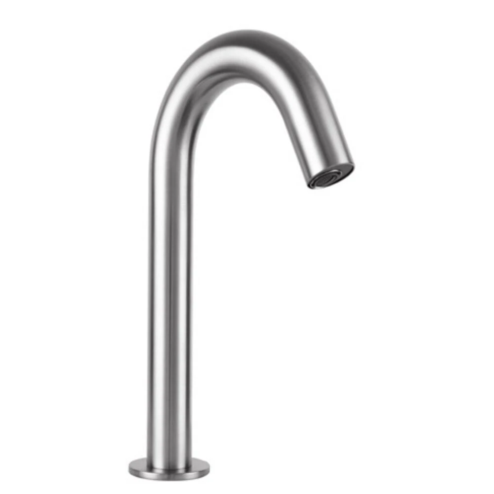 Just Taps React Sensor Deck Spout Mains And Battery Operated Inox