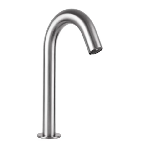 Just Taps React Sensor Deck Spout Mains And Battery Operated Inox