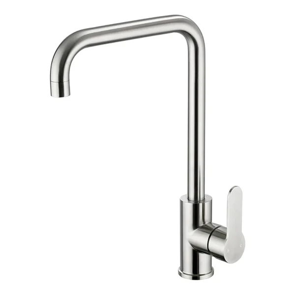 Just Taps Inox Mono Single Lever Sink Mixer Swivel Spout