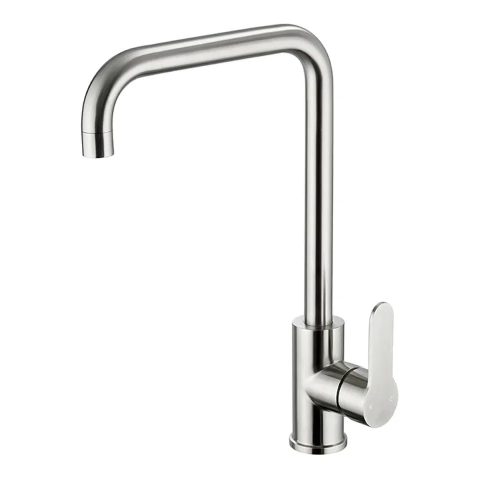 Just Taps Inox Mono Single Lever Sink Mixer Swivel Spout product image - Image 1