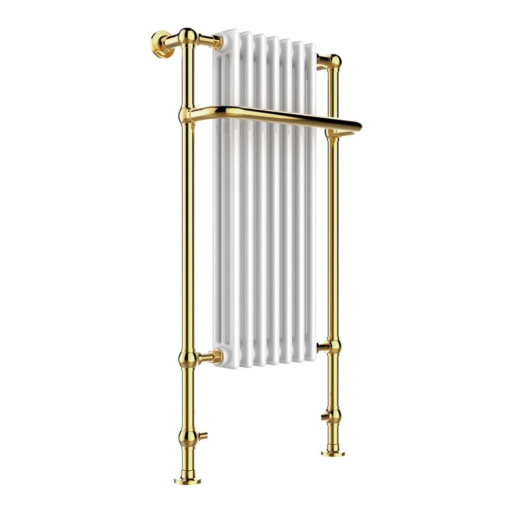 Just Taps Grosvenor Radiator 1130 X 553 X 230 Antique Brass