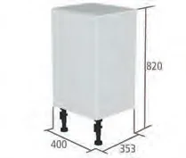 Roper Rhodes Fitted - Aruba 400mm Aruba Cupboard Door Pack White