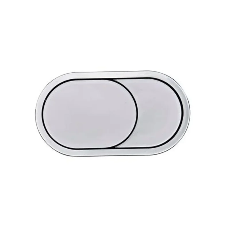 Roper Rhodes Oval Flush Button For Furniture - Chrome product image - Image 1