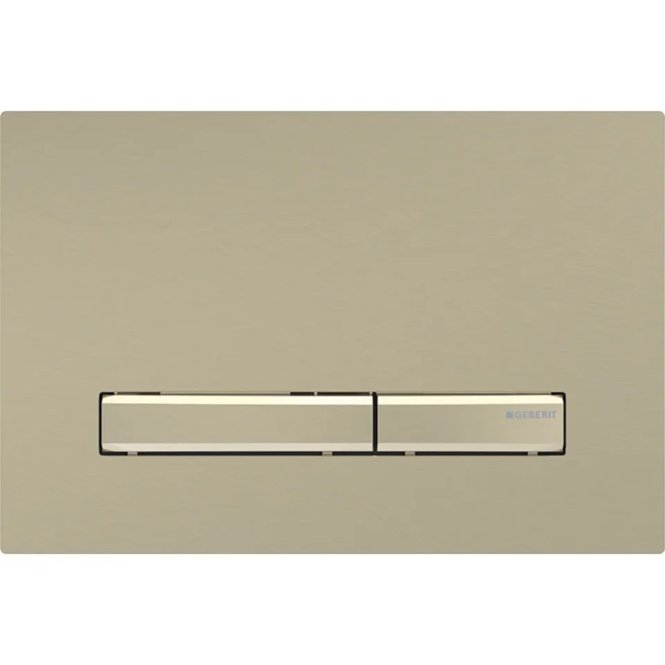 Geberit Sigma50 Flush Plate For Dual Flush, Brass product image - Image 1