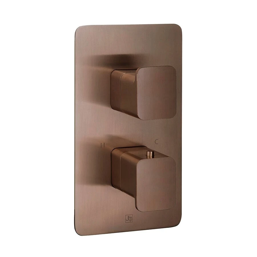 Just Taps Hix Thermostatic Concealed 2 Outlet Shower Valve