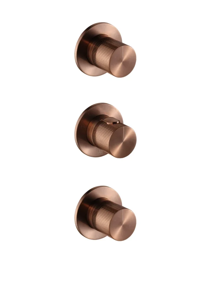 Just Taps Evo Thermostatic Concealed 3 Outlet Shower Valve product image - Image 1