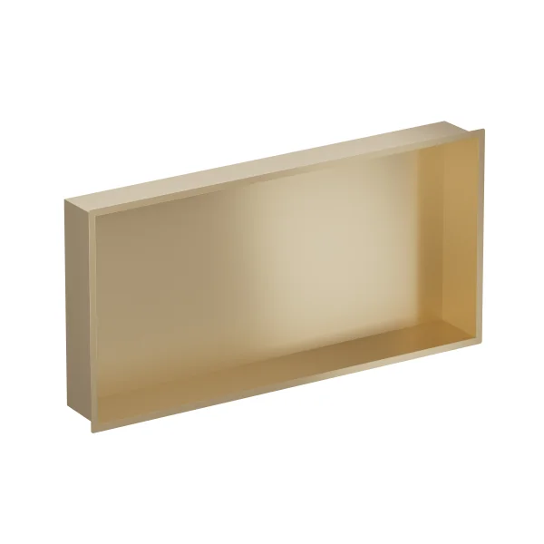 Crosswater Niches 610 X 305mm X 80mm Brushed Brass