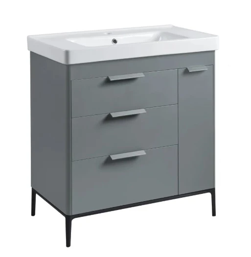 Roper Rhodes Fairmont 800mm Freestanding Unit - Matt Agave