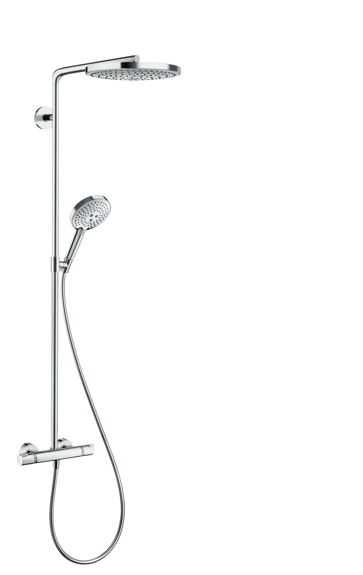 Hansgrohe Raindance Select S Showerpipe 240 2jet With Thermostatic Shower Mixer Chrome