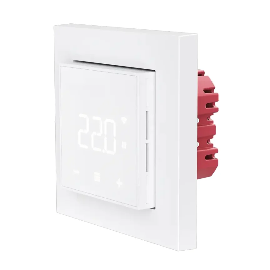 Thermosphere T-mo Electric Heating Thermostat 16a White detail view - Image 4