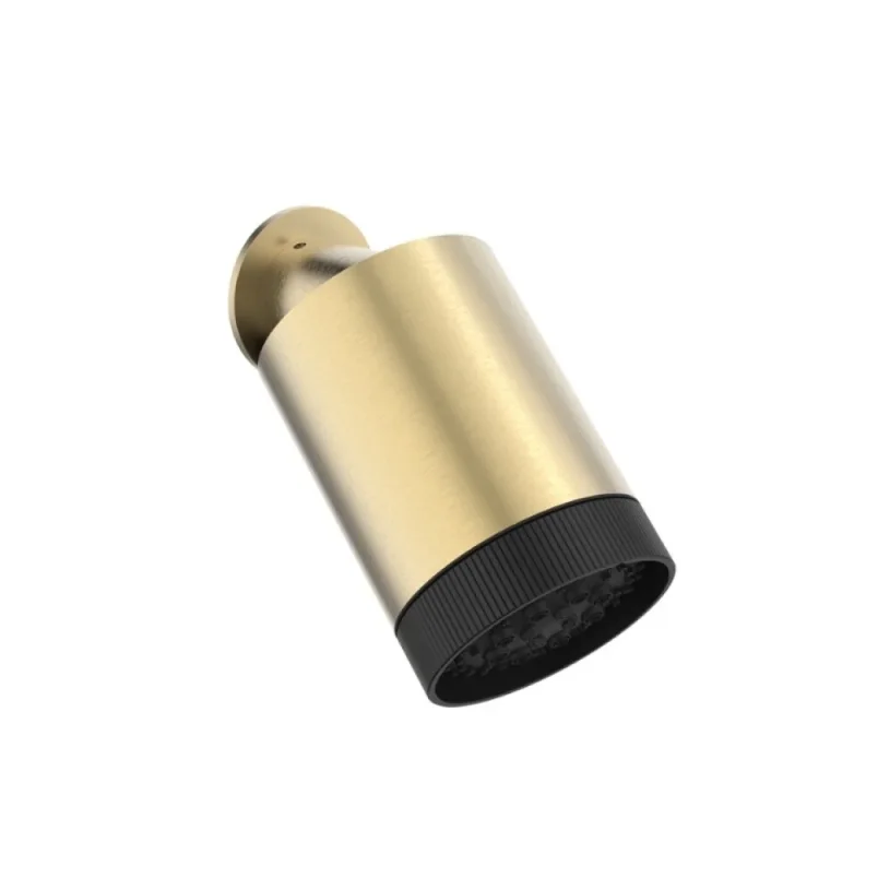Crosswater Revive Multi Mode Showerhead Brushed Brass detail view - Image 2