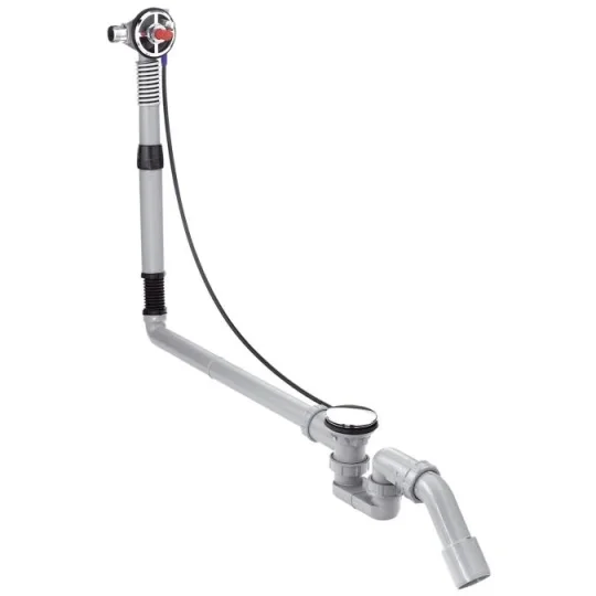Hansgrohe Exafill S Basic Set For Bath Filler With Waste And Overflow Set For Large Bathtubs detail view - Image 2