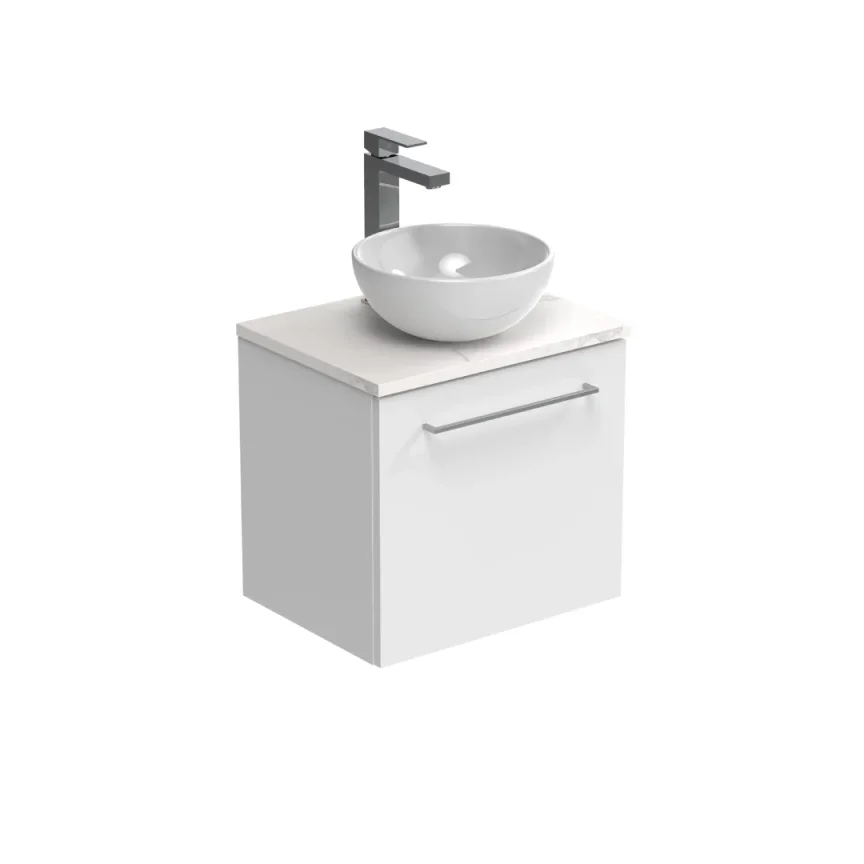 Saneux Austen 32cm Countertop Washbasin detail view - Image 3