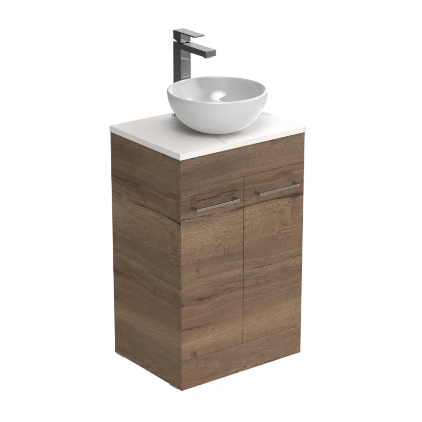 Saneux Austen 32cm Countertop Washbasin detail view - Image 4