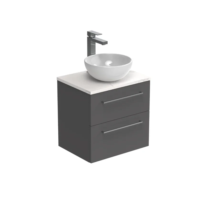 Saneux Austen 32cm Countertop Washbasin detail view - Image 5