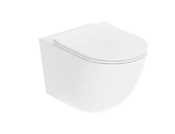 Saneux Air Wall Hung Wc Pan & Slim Seat Pack - Rimless - Long Projection (535mm)