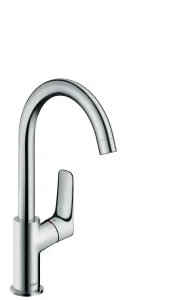 Hansgrohe Logis Single Lever Basin Mixer 210 With Swivel Spout And Pop-up Waste Chrome