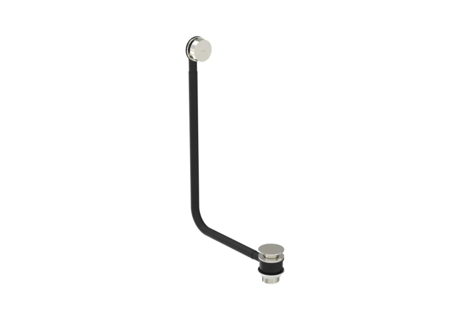 Saneux Cos Overflow & Clicker Waste - Brushed Nickel product image - Image 1