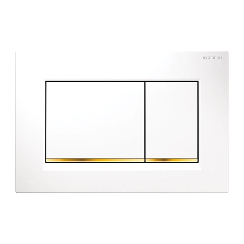 Geberit 115.883.kk.1 Sigma 30 D/f/p Wh/gold/wh
