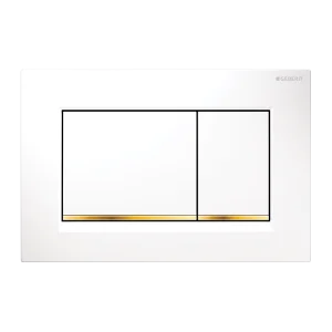 Geberit 115.883.kk.1 Sigma 30 D/f/p Wh/gold/wh