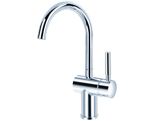 Just Taps Sleek Side Lever Sink MixerSwivel Spout