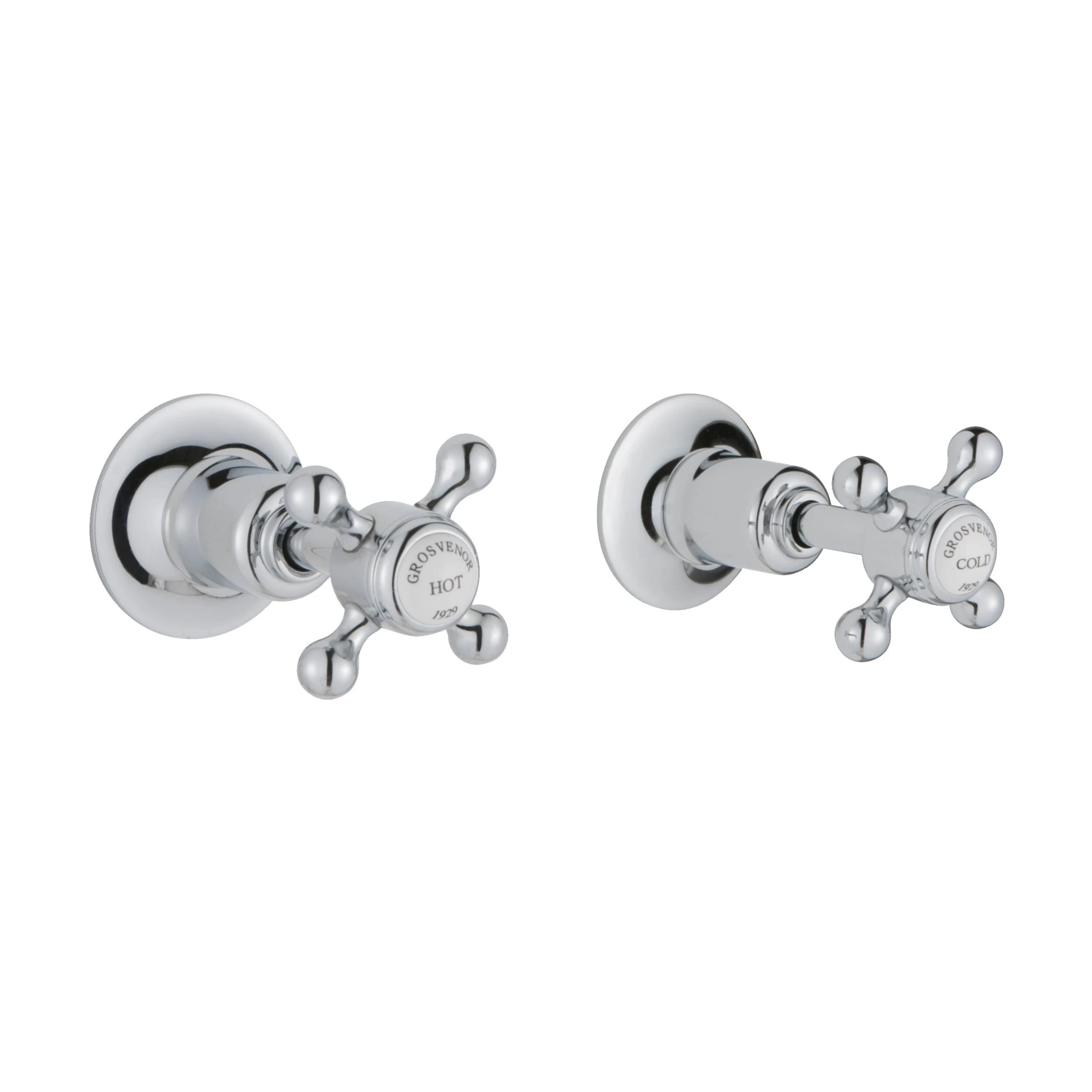 Just Taps Grosvenor Cross Concealed Wall Valves