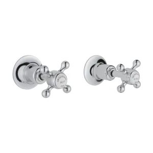 Just Taps Grosvenor Cross Concealed Wall Valves